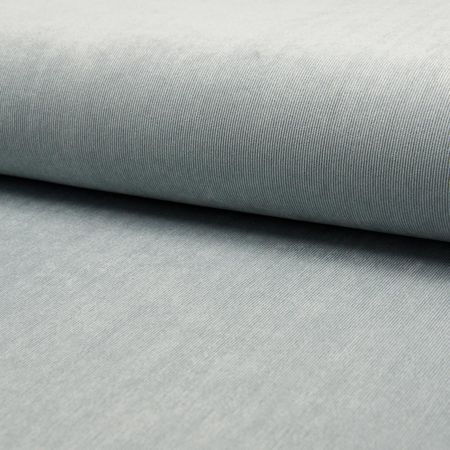 Tissu velours milleraies - Gris argent