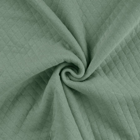 Tissu matelassé jersey - Vert