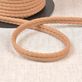 Cordon double passepoil chevrons - Beige foncé