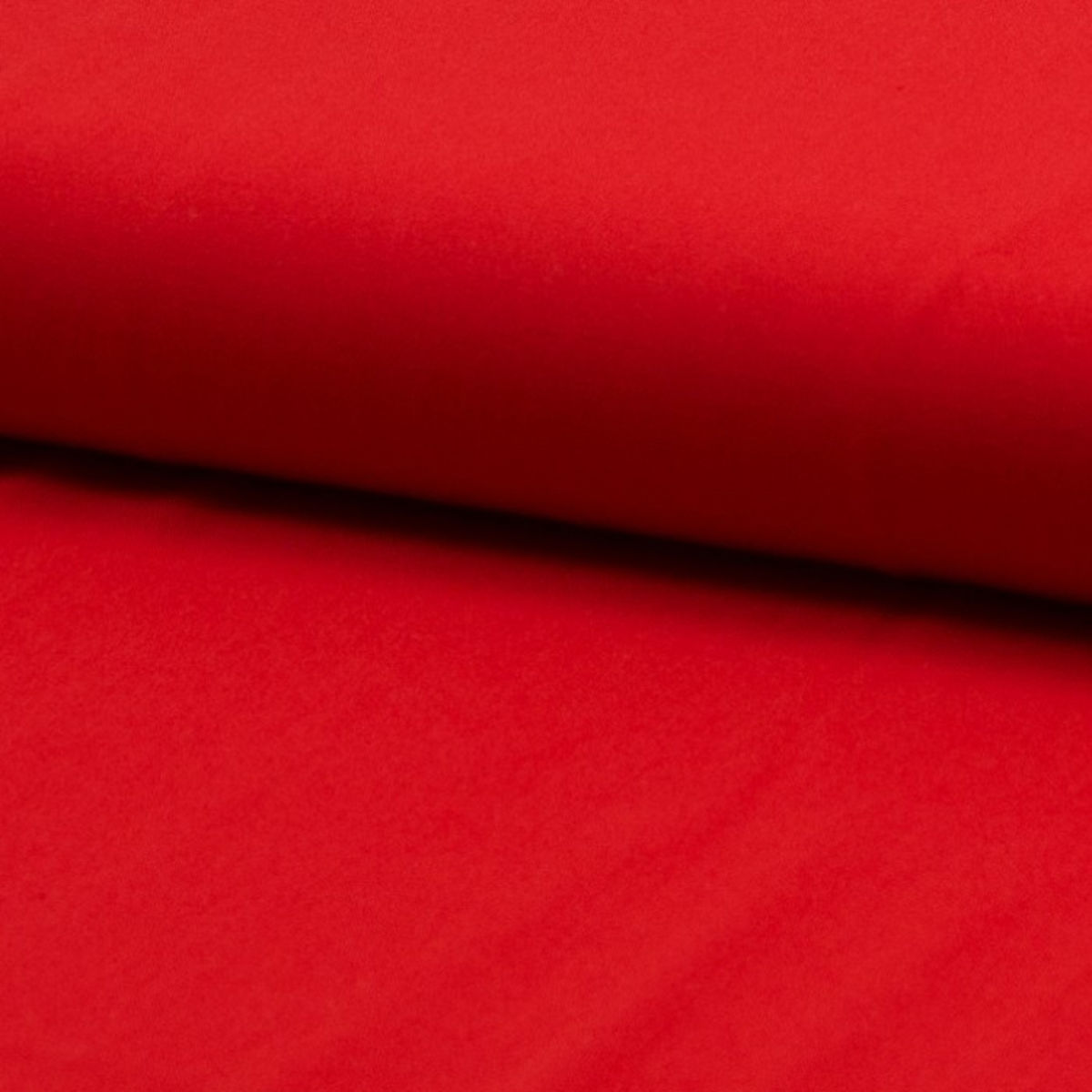 Tissu popeline de viscose - Rouge