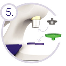 Jeu d'outils œillets pour pince Prym VARIO Creative Tool pose boutons-pression œillets