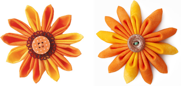 clover kanzashi