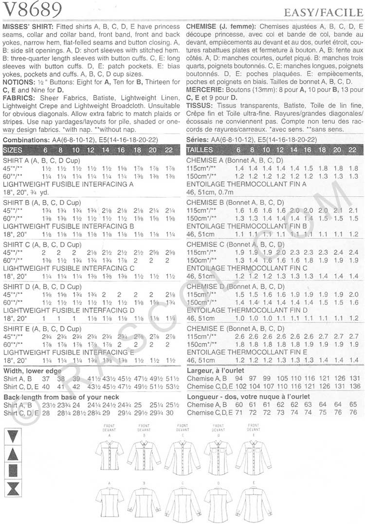vogue 8689