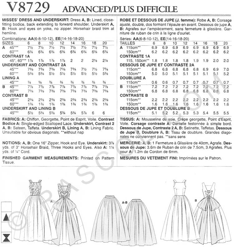 vogue 8729