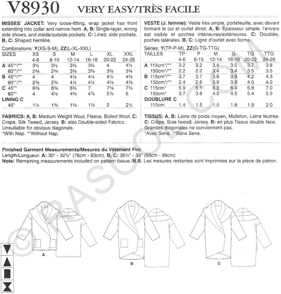 vogue 8930